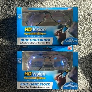 NWT HD Vision Special Ops Bluelight Glasses